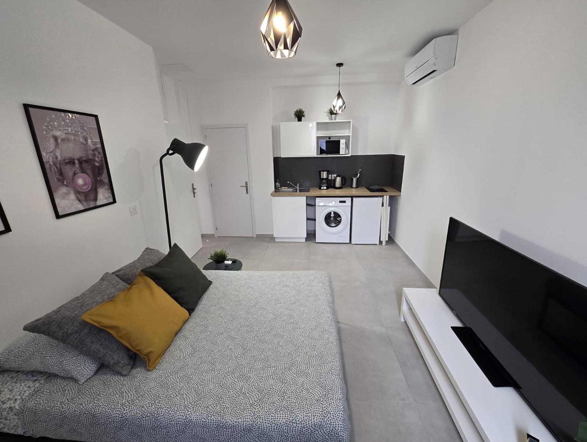 Gregbnb - Studio 22M2 - Climatise -10Min Gare - 1 Тулон Екстер'єр фото